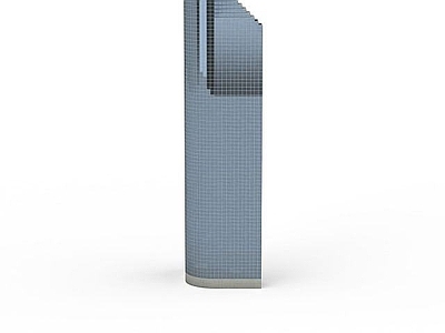 现代其他建筑外观 蓝色大楼