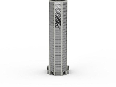 现代其他建筑外观 多边形办公楼