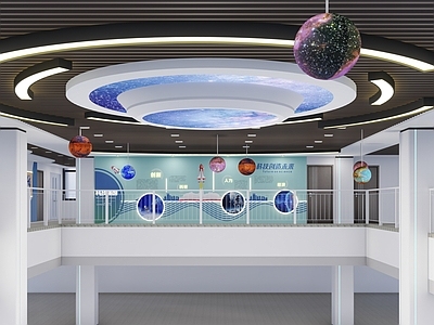 现代科技展厅 学校科技展示厅