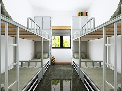 现代宿舍 宿舍 学校宿舍 住房