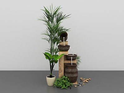 灌木 绿植灌木水景