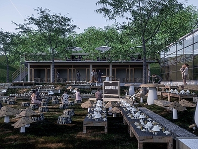 现代乡村庭院 乡村研学基地