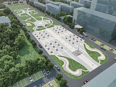 现代公园 现代公园 广场