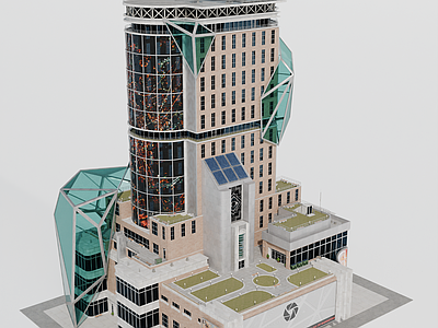 现代其他商业建筑 城市商业大楼 商业建筑 城市高楼大厦 商业高楼建筑 城市高层建筑