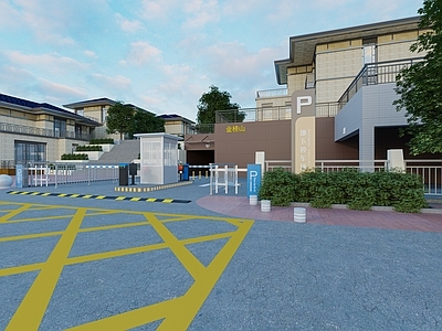 现代其他公共建筑 车库
