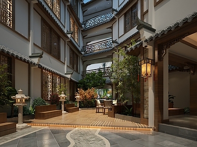 中式古建院子