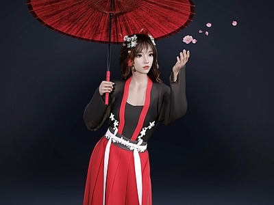 现代汉服人物