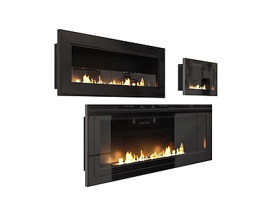 现代壁炉