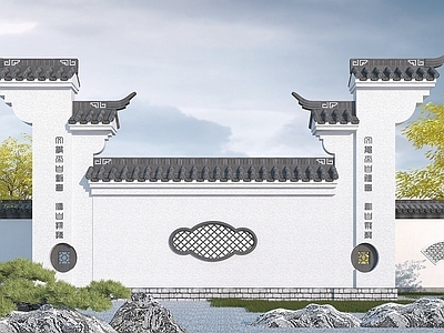 中式照壁