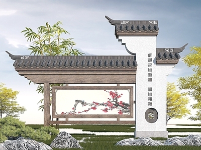 中式宣传栏