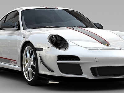 现代汽车 白色保时捷GT3RS