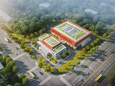 现代其他公共建筑 现代应急保障基地