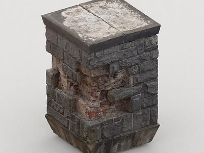 现代其他公共建筑 柱子
