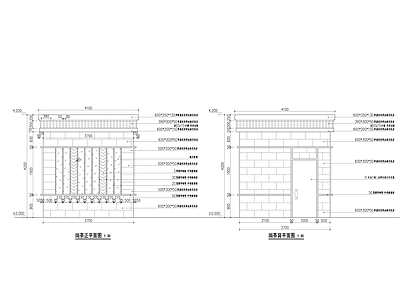 现代门卫室建筑 岗亭 施工图
