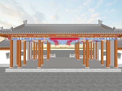 中式古建筑 中式楼阁