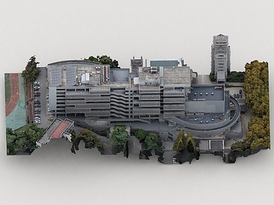 现代其他公共建筑 居民楼