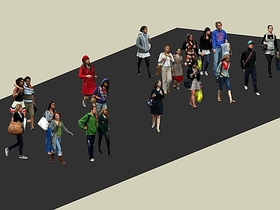 多人 3d人物 人物