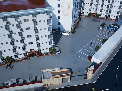 现代侘寂多层住宅 老小区改造提升 景观提升设计 大门单元门改造 住宅景观设计 小区景观设计