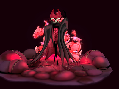 虚拟人物 空洞骑士 恶魔精灵 科幻恶魔 魔幻战士