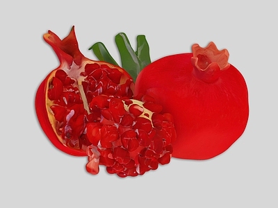 食物饮料 水果 石榴