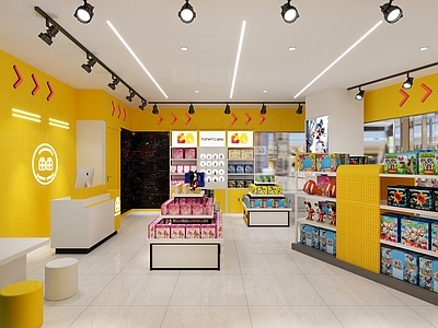 现代其他商业空间 玩具店 潮玩店 二次元