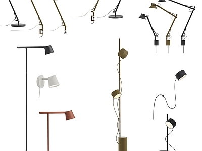 现代工业灯具组合 灯具组合 Muuto