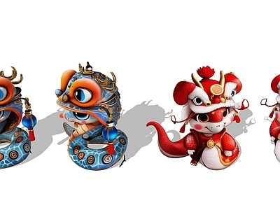 现代简约摆件组合 蛇雕塑摆件 艺术装饰摆件