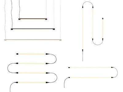 现代极简灯具组合 灯具组合