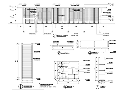 现代廊架 异形廊架 施工图