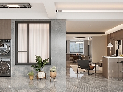 现代意式阳台 生活阳台 现代意式阳台