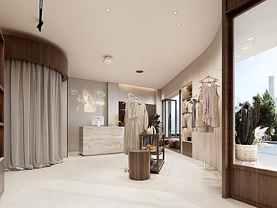 现代服装店 女装店 鞋店