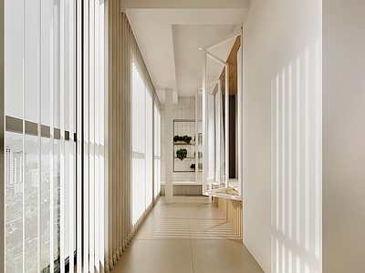 现代阳台 生活阳台 休闲阳台