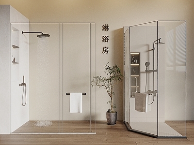淋浴房 淋浴房 花洒 壁龛 洗浴用品 卫浴小件