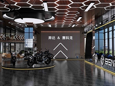 现代汽车4S店 机车 摩托车 赛科龙 奔达