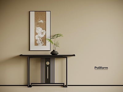 新中式条案 新中式端景台