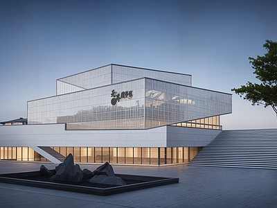 现代展览馆建筑 现代文化建筑 现代展览馆建筑 现代美术馆 现代图书馆 现代表皮艺术建筑