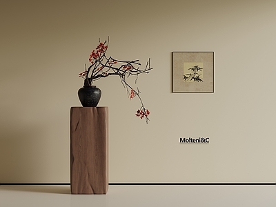 中古花瓶 中古风花瓶 挂画