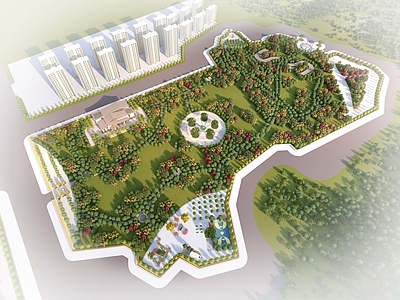 现代景观公园 公园景观