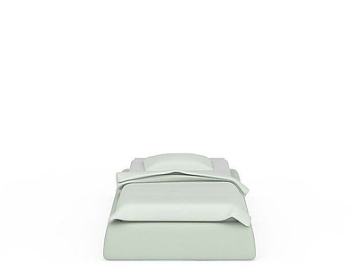 现代双人床 床垫
