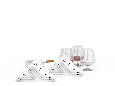 现代厨具 烟灰缸酒杯组合