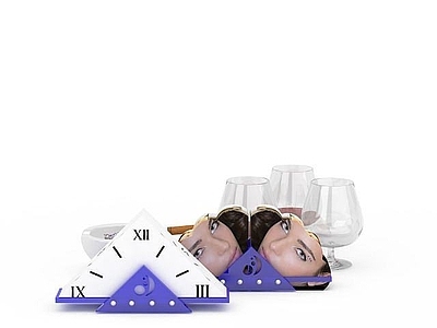 现代厨具 装饰品组合