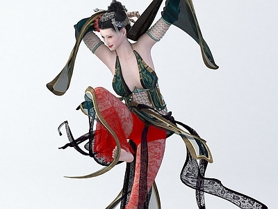 现代飞天美女