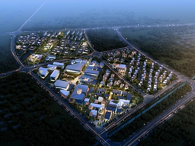 现代商业街 潥阳茶文化中心 城市规划 商业街