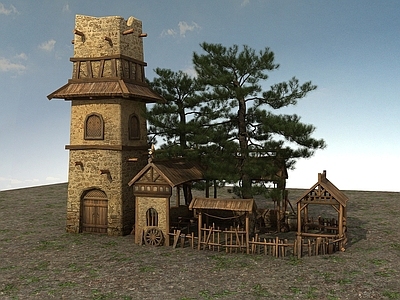 现代中国乡村建筑土撑房