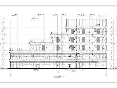 现代办公楼建筑 生产管理 业务用房 建 施工图