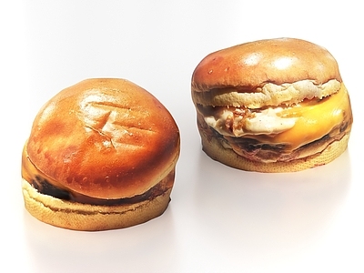 酒水食物 汉堡 面包 食物 快餐
