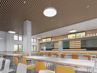 现代食堂 现代大学食堂 食堂