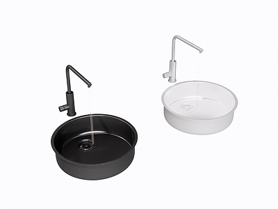 台盆 现代圆水盆水槽 圆单盆 圆洗菜池
