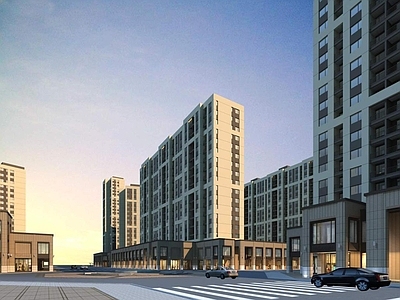 现代高层住宅 东沟住宅小区 高层住宅