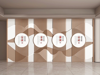 新中式中式文化墙 廉政文化墙 文化墙 企业墙 宣传栏 展示墙